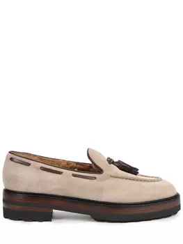 Лоферы замшевые на меху FRATELLI ROSSETTI