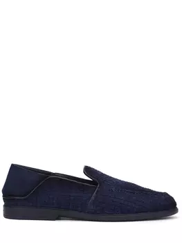 Лоферы замшевые SANTONI