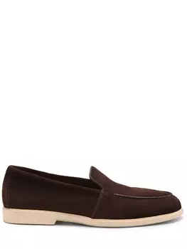 Лоферы замшевые SANTONI