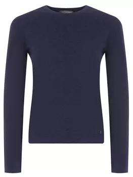 Лонгслив хлопковый однотонный