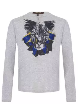 Лонгслив хлопковый ROBERTO CAVALLI