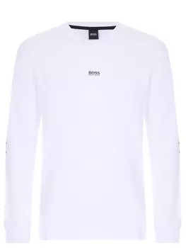 Лонгслив хлопковый с принтом