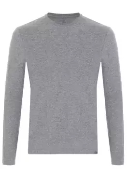 Лонгслив из хлопка и кашемира