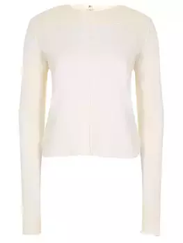 Лонгслив из хлопка и вискозы