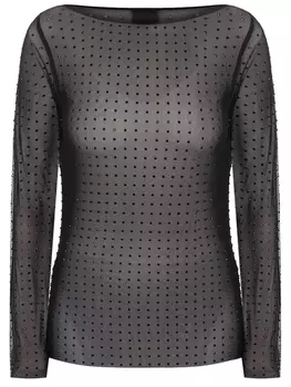 Лонгслив из тюля PINKO