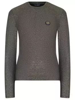 Лонгслив с люрексом PLEIN SPORT