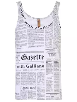 Майка хлопковая JOHN GALLIANO