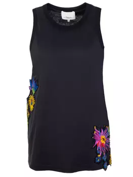 Майка хлопковая с вышивкой