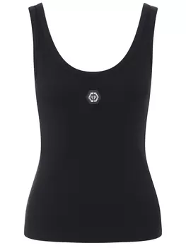 Майка из хлопка и модала PHILIPP PLEIN