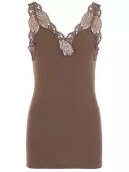 Майка с кружевом