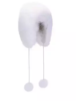 Меховая песцовая шапка