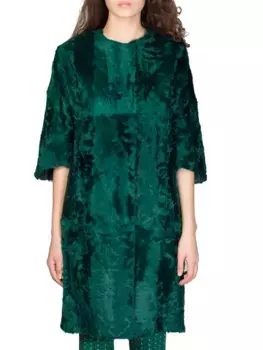 Меховое пальто MARNI