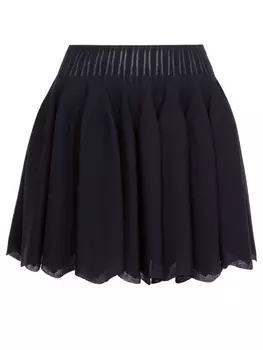 Мини-юбка с воланами