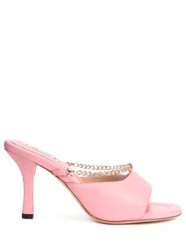 Мюли кожаные