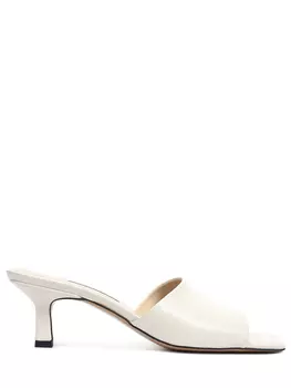 Мюли кожаные