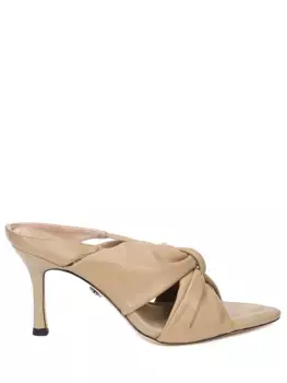 Мюли кожаные