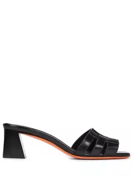 Мюли кожаные