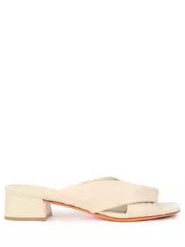 Мюли кожаные