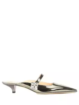 Мюли кожаные