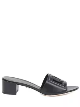 Мюли кожаные Crystal