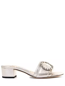 Мюли кожаные JIMMY CHOO