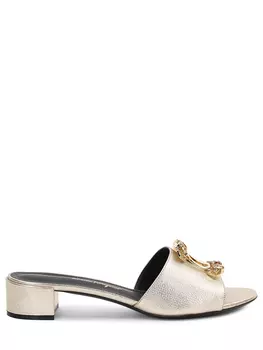 Мюли кожаные S.FERRAGAMO