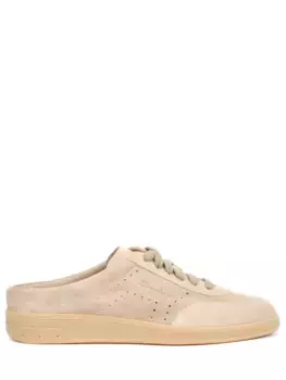 Мюли замшевые