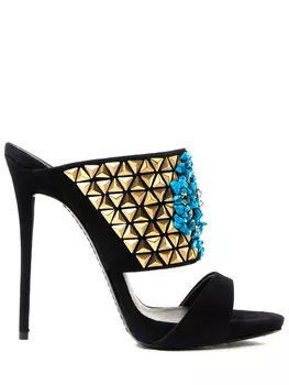 Мюли замшевые GIUSEPPE ZANOTTI