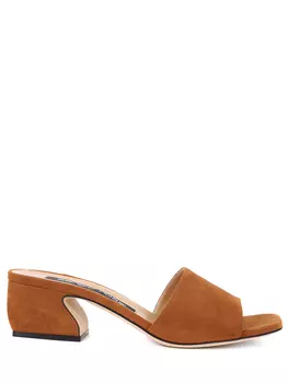 Мюли замшевые SERGIO ROSSI