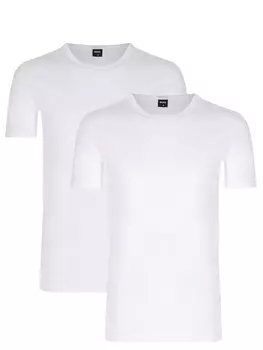 Набор из двух хлопковых футболок Slim Fit BOSS