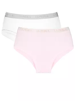 Набор из двух хлопковых трусов-слип