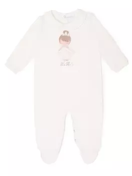 Набор слип, пинетки, одеяло и повязка