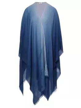 Накидка из шерсти и кашемира