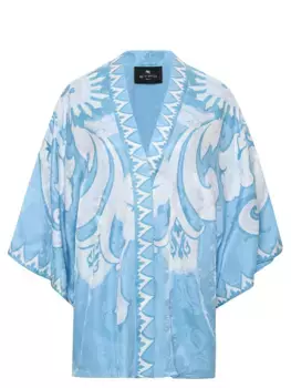 Накидка из вискозы и шелка