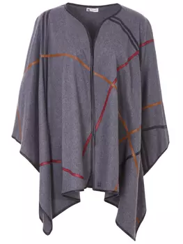 Накидка-пончо из кашемира