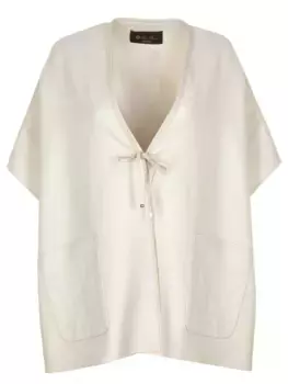 Накидка-пончо кашемировая