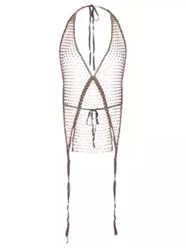 Накидка-сетка с декором