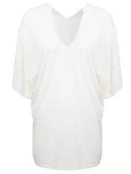 Однотонная блуза