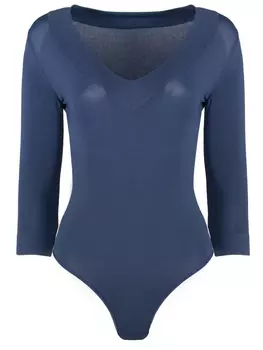 Однотонное боди