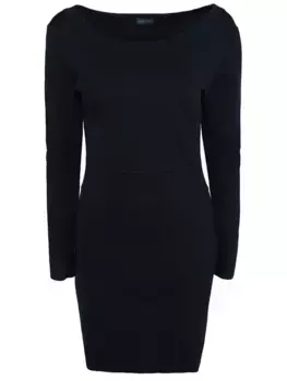 Однотонное платье