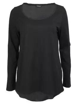 Однотонный лонгслив