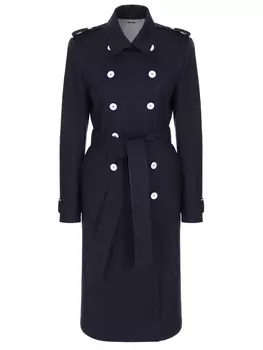 Пальто двубортное