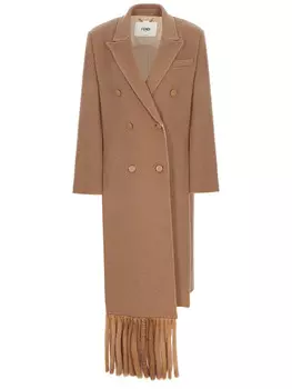 Пальто двубортное FENDI