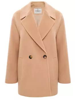 Пальто двубортное шерстяное VINNIS
