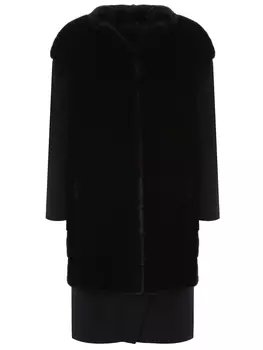 Пальто и меховой жилет