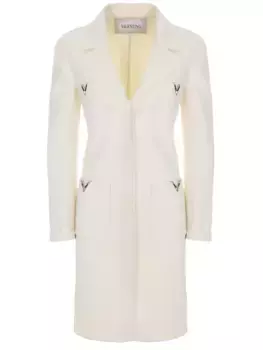 Пальто из шерсти и ангоры