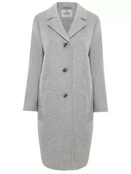 Пальто из шерсти и вискозы VINNIS