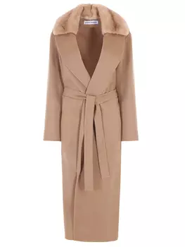 Пальто кашемировое с мехом норки ВТОРОЙ МЕХОВОЙ