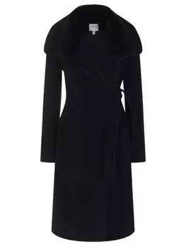 Пальто с мехом кролика ARMANI COLLEZIONI