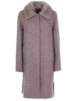 Пальто с мехом норки MANZONI 24